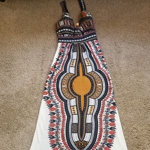 Long feminine african dress